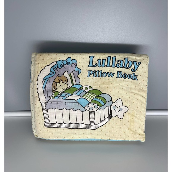 Vintage Stoneway Books Lullaby Pillow Baby Book Stuffed Plush Soft Pages 1988 - Picture 1 of 8